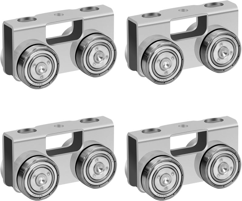 FBULWSEC P2750-EG 4 Wheel Light Duty Trolley Assembly for Unistrut, Use for All 1-5/8" P1000, P1001, P5000, P5001, P5500, P5501 or Taller Strut Channel, Unistrut, Superstrut (4PACK) - Image 1